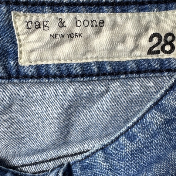 Rag & bone Nina High Rise Ankle Cigarette Jeans Poppy 100% Cotton 28 - Picture 7 of 9